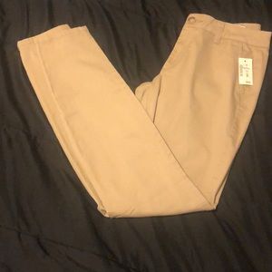 Khaki skinny pants